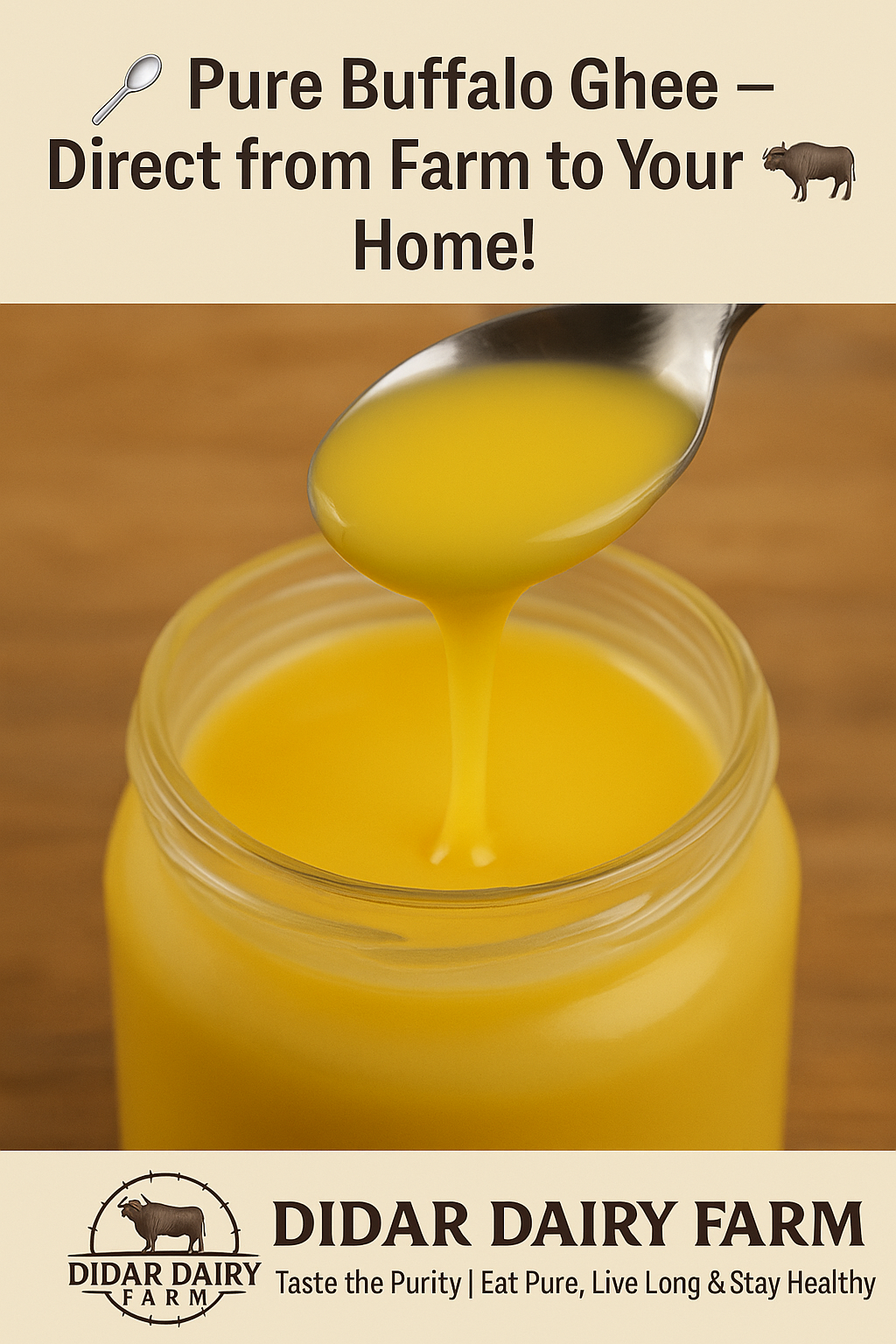 Pure Buffalo Desi Ghee – Didar Dairy Farm (Natural & Farm Fresh)